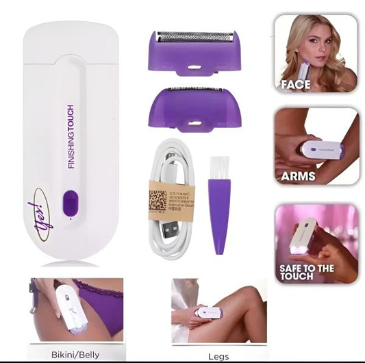 Women’s Electric Hair Remover – Painless Full Body Shaver with LED & Sensa-Light
