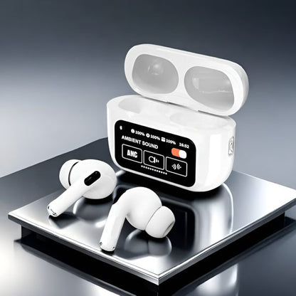 Airpods A9 Pro – Anc & Enc Noise Reduction, Touch Control, Boosted Bass, Wireless Earbuds For Android & Ios