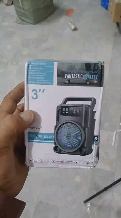 Gts 1360 Portable Rechargeable Mini Wireless Bluetooth Speaker With Fm Radio Usb & Sd Card Supported Super Loud Stereo Sound Mini Bt Speaker
