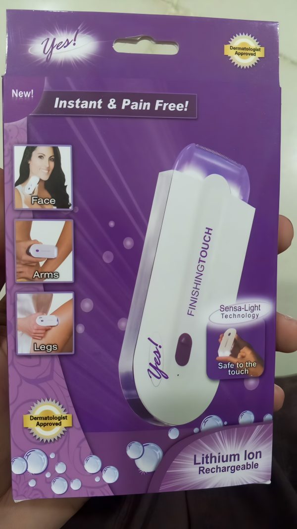 Women’s Electric Hair Remover – Painless Full Body Shaver with LED & Sensa-Light