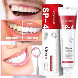 Yayashi Sp-4 Ultra Whitening Toothpaste Probiotic Stain Remover Stain Removing Toothpaste, Protects Gums Freshens Breath, For Everyone – 120 Gram